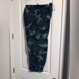 Camouflaged Wet Weather Parka Pants